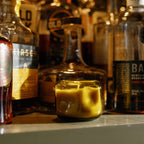 Bougie en cire de soja Basalt 5 oz, parfum Tabac Patchouli