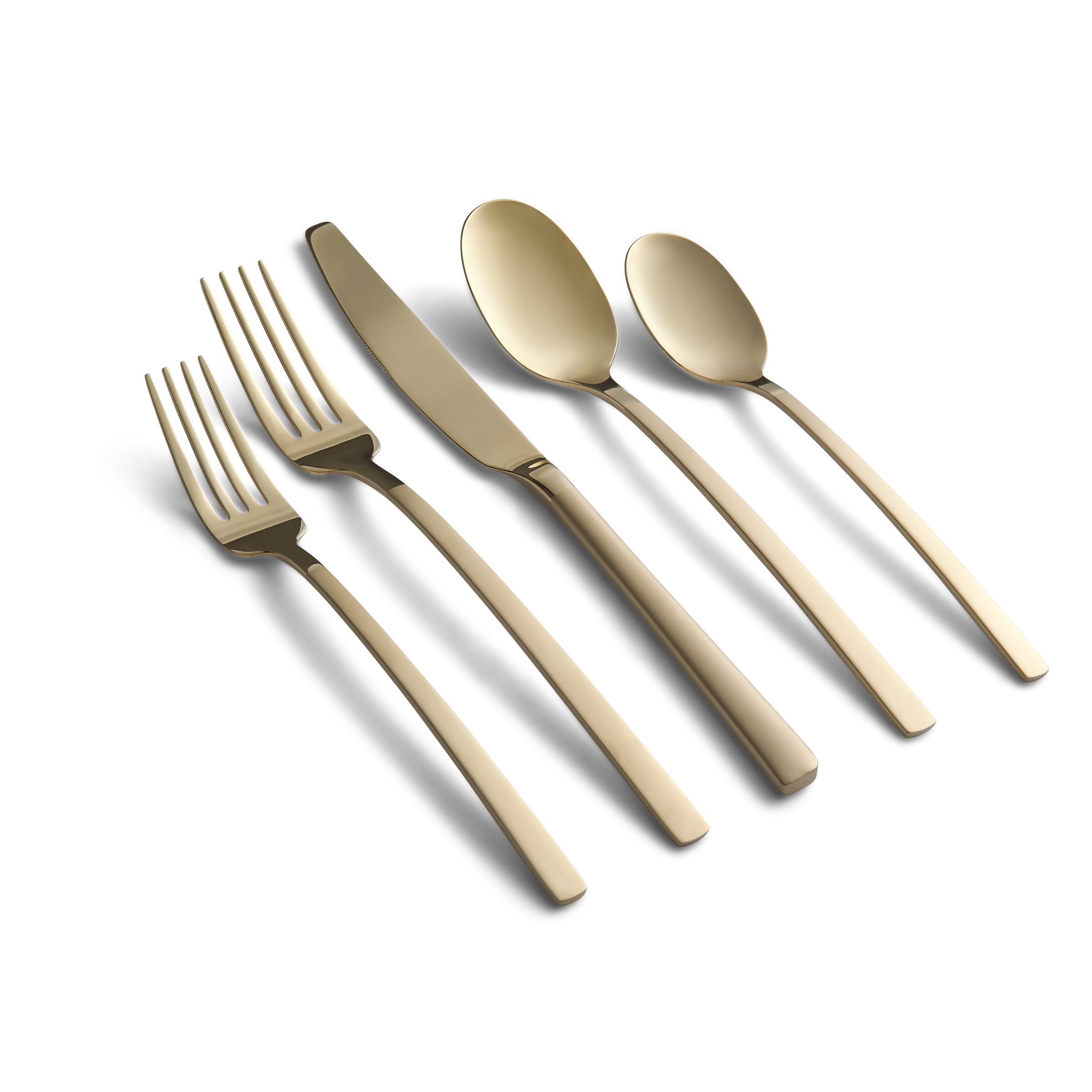 Ensemble de couverts 20 pièces Beacon Champagne Sand Mirror