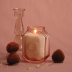 Bougie Botanica 227 g en cire de soja, parfum Rose au safran