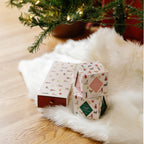 Bougie de Noël en cire de soja Sapin et sapin baumier, 128 g, coffret cadeau