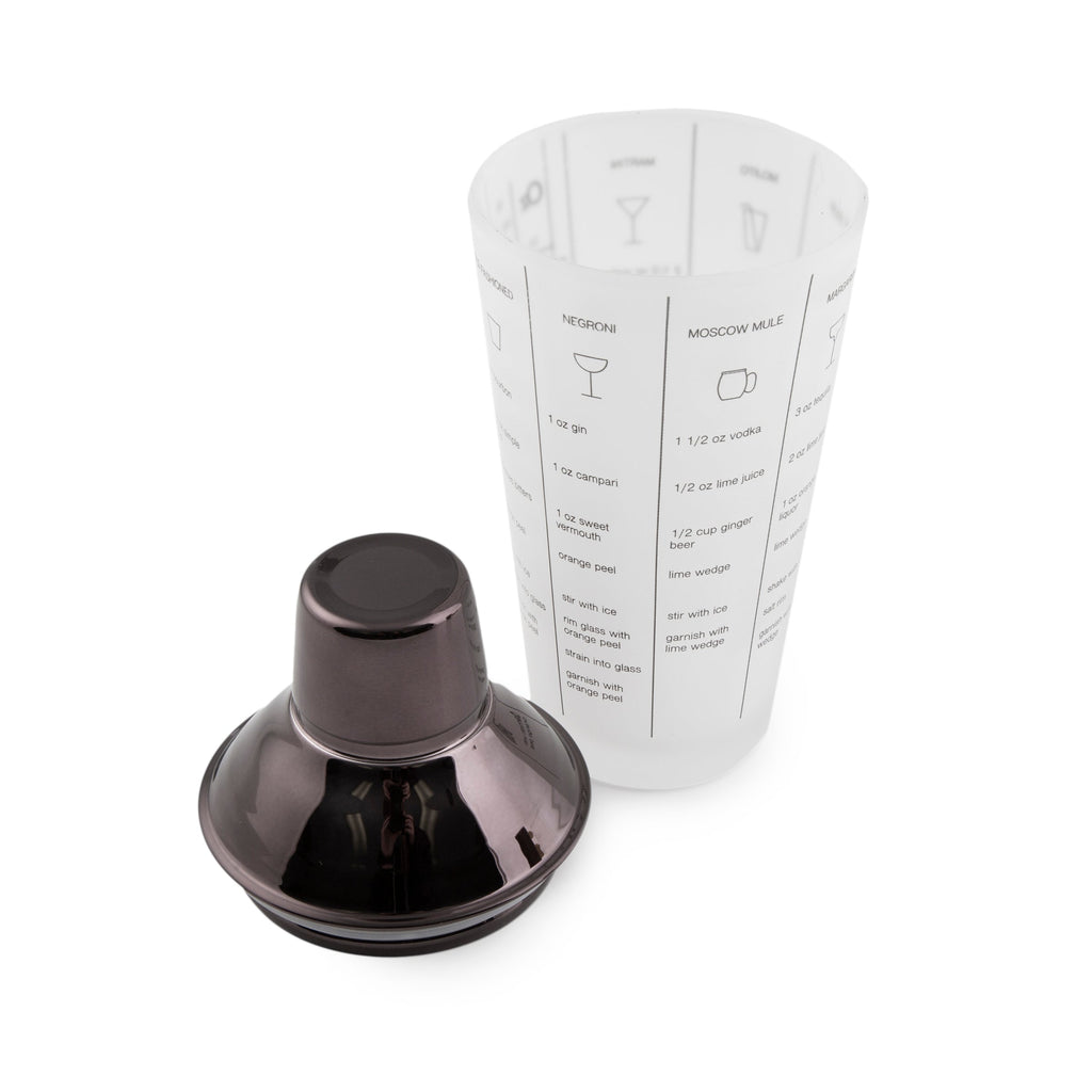 Ensemble d'outils de mixologie noirs 5 pièces