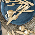 Ensemble de couverts Averie Champagne Satin 20 pièces