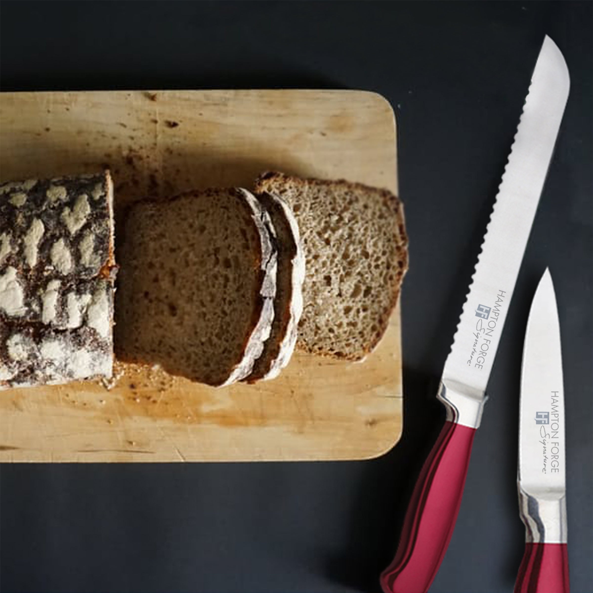 Bloc de couverts Argentum rouge 14 pièces