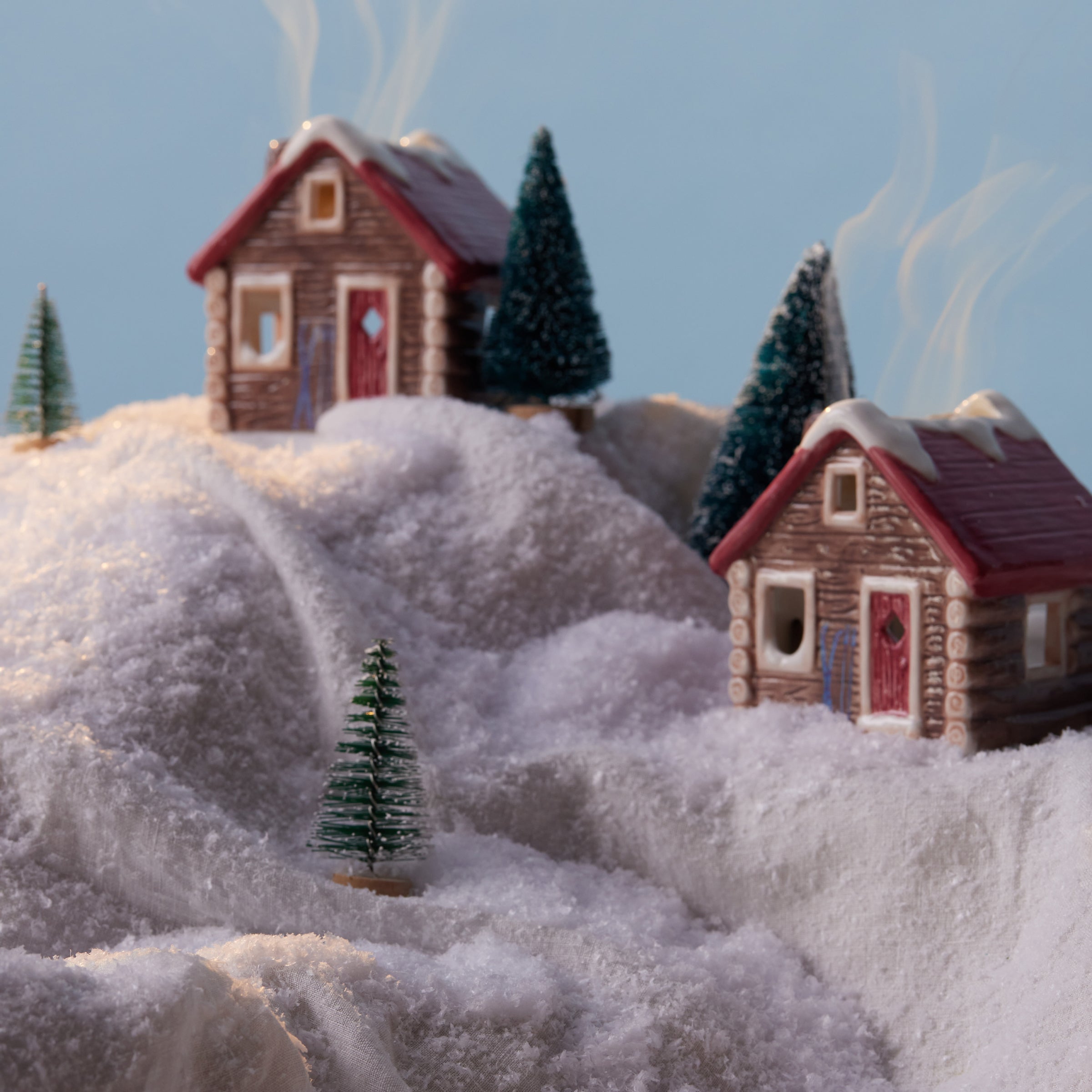 Porte-encens et bougie chauffe-plat Alpine Chalet