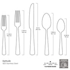 Ensemble de couverts Aptitude Midnight Glossy 20 pièces